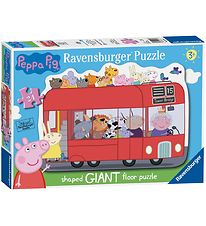 Ravensburger Puslespil - 24 Brikker - Gurli Gris - Shaped Bus