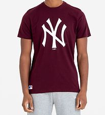 New Era T-shirt - New Yok Yankees - Bordeaux