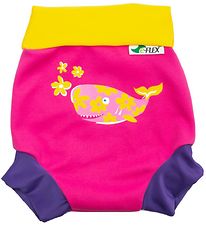 Konfidence Blebadebukser - UV50+ - Swim Nappy - Pink/Yellow Joni