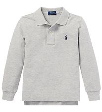Polo Ralph Lauren Polobluse - Classics - Gråmeleret
