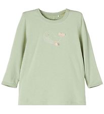 Name It Bluse - NbfFelizia - Desert Sage m. Hval