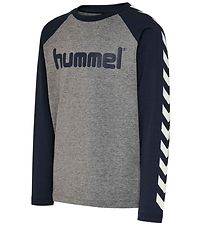 Hummel Bluse - hmlBoys - Navy/Grmeleret