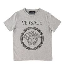 Versace T-shirt - Medusa - Grmeleret/Mrkegr
