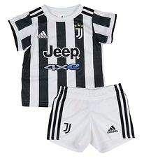 adidas Performance Juventus Hjemmebanesæt - 21/22 - Sort/Hvid