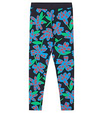 Stella McCartney Kids Leggings - Spotty Flowers - Sort/Blomstret