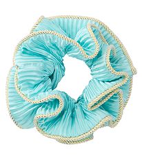 By Str Scrunchie - Lilje - Lysebl Satin