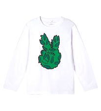 Stella McCartney Kids Bluse - Peace Leaf - Hvid