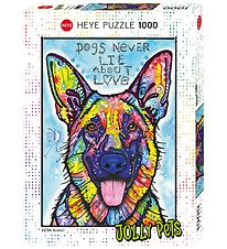 Heye Puzzle Puslespil - Dogs Never Lie - 1000 Brikker