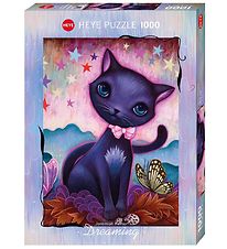 Heye Puzzle Puslespil - Black Kitty - 1000 Brikker