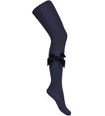 Condor Strmpebukser m. Veloursljfe - Navy