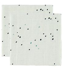 Done By Deer Stofble - 70x70 - 2-pak - Blue Dreamy Dots
