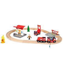 BRIO World Togbane - 18 dele - Brandmand 33815