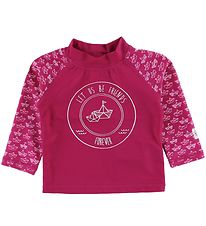 Color Kids Badebluse - Nammy - UV50+ - Fuchsia Red