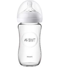 Philips Avent Sutteflaske - 240 ml - Glas - Natural