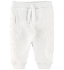 Dolce & Gabbana Sweatpants - Hvid m. Stjerner