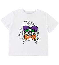 Stella McCartney Kids T-shirt - Hvid m. Fisk/Patches