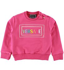 Versace Sweatshirt - Fuchsia m. Logo