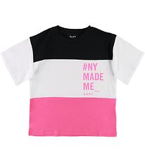 DKNY T-shirt - Sort/Hvid/Pink