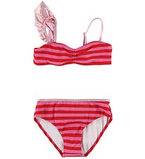 Little Marc Jacobs Bikini - Pink/Rdstribet m. Flse