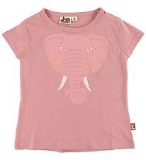 DYR T-shirt - DYRWildlife - Rose Glow m. Elefant