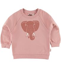 DYR-Cph  Sweatshirt - DYRBellow - Rose Glow m. Elefant/Glimmer