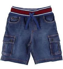 Dolce & Gabbana Shorts - Blå Denim m. Rød
