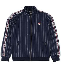 Fila Cardigan - Haben - Navystribet