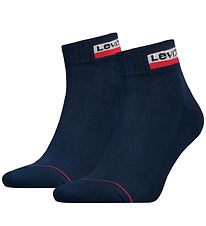 Levis Ankelstrmper - 2-pak - Mid Cut - Navy