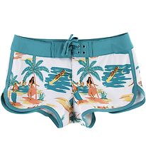 Roxy Shorts - Hvid/Petroleum