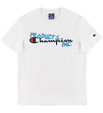 Champion Fashion T-shirt - Hvid m. Logo