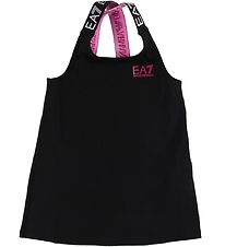 EA7 Top - Sort/Pink m. Logo