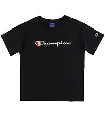 Champion Fashion T-shirt - Sort m. Logo