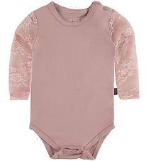 Little Wonders Body m. Blondeærmer - Maja - Støvet Rosa
