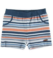 Minymo Shorts - Insignia Blue m. Striber