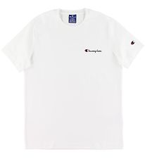 Champion Fashion T-Shirt - Hvid m. Logo