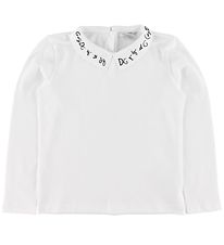 Dolce & Gabbana Bluse - Hvid m. Krave