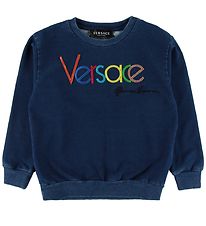 Versace Sweatshirt - Blå m. Logo