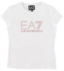 EA7 T-shirt - Hvid m. Logo