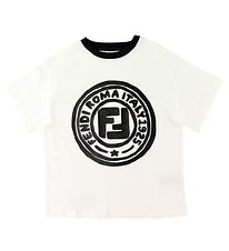 Fendi T-shirt - Hvid m. Logo