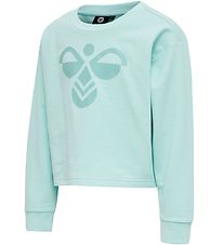Hummel Sweatshirt - Cropped - hmlCinco - Turkis