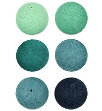 Iris Lights Lyskde - 390 cm - 35 Lys - Cool Mint