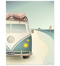 Vissevasse Plakat - 50x70 - VW Camper