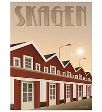 Vissevasse Plakat - 50x70 - Skagen - Havnen