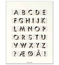 Vissevasse Plakat - 50x70 - ABC - Creme