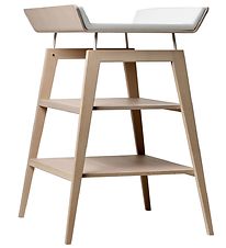 Leander Linea Puslebord m. Hynde - 66,7x72,5x91 cm - Bøg