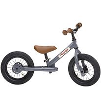 TryBike Løbecykel - Steel - Grå