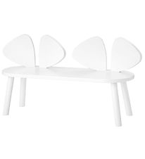 Nofred Brnebnk - Mouse Bench - Hvid