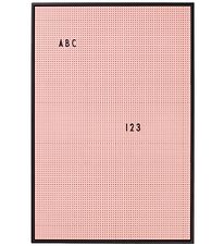 Design Letters Tavle - A2 - Pink