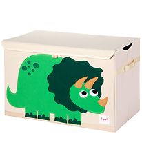 3 Sprouts Opbevaringkasse - 38x61x37 - Dinosaur