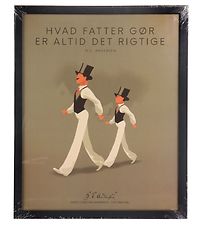 H.C. Andersen Plakat - 40x50 cm - Hvad Fatter Gør
